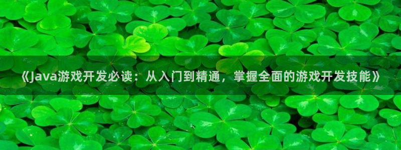 《Java游戏开发必读：从入门到精通，掌