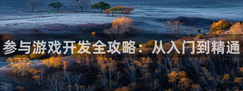 沐鸣平台代理注册多少钱：参与游戏开发全攻