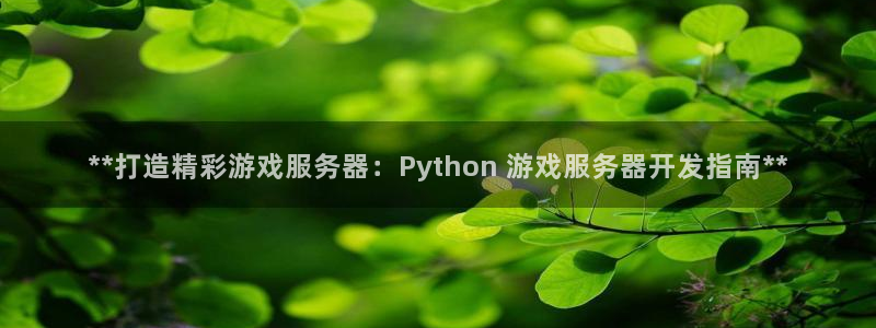 沐鸣平台官网登录：**打造精彩游戏服务器