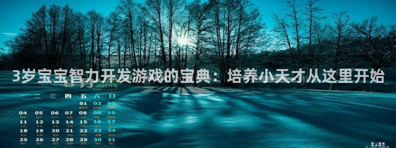 沐鸣平台招商怎么样：3岁宝宝智力开发游戏
