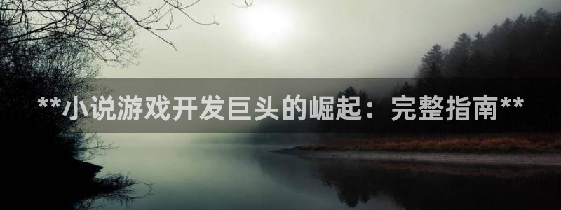 沐鸣科技做的游戏：**小说游戏开发巨头的